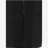 GIACCA MONOPETTO IN MISTO LANA CON COLLO SATIN 104668 A2CNZ99 PINKO 