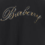 T-SHIRT IN COTONE CON LOGO 8119183 BLACK BURBERRY 