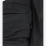 TOP CORTO MONOSPALLA IN TAFFETÀ 104826 Y3LEZ99 PINKO 