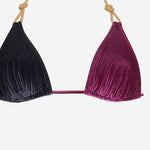 COSTUME DA BAGNO VENUS CON MOTIVO COLOR-BLOCK VENUSVELVET NEROBORDEAUX VVIDI 