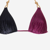 COSTUME DA BAGNO VENUS CON MOTIVO COLOR-BLOCK VENUSVELVET NEROBORDEAUX VVIDI 