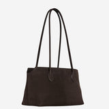 BORSA TERRASSE IN PELLE W1292L677 EBRS THE ROW 