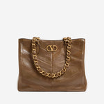 BORSA LASEIN IN PELLE CON MOTIVO CHEVRON 8W2B0T12 PSNBGQ VALENTINO GARAVANI 