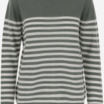 MAGLIONE IN CASHMERE CON MOTIVO A RIGHE P2C110 V203 BRUNO MANETTI 