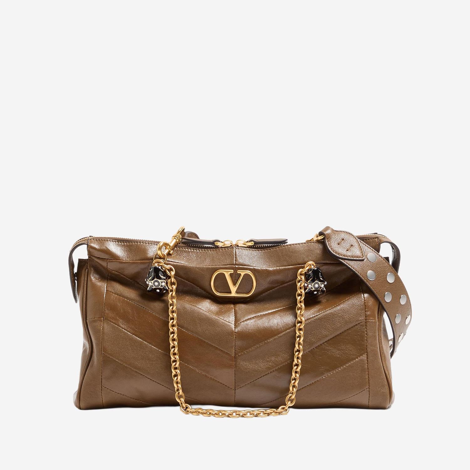 BORSA PANTHEA IN PELLE 7W0B0S70 UYFBGQ VALENTINO GARAVANI 