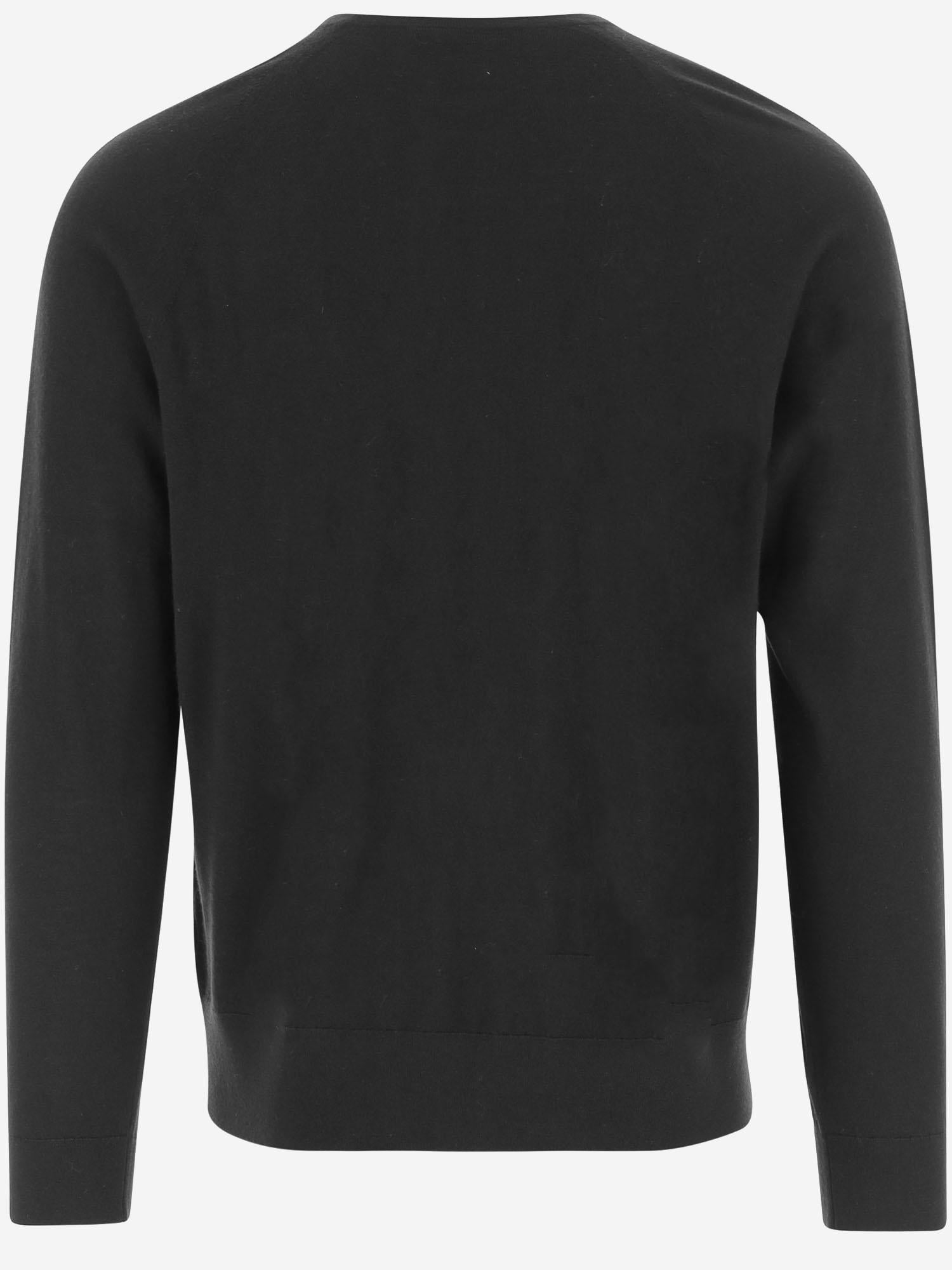 MAGLIONE IN LANA E CASHMERE MR8046502A 001BLK VINCE 
