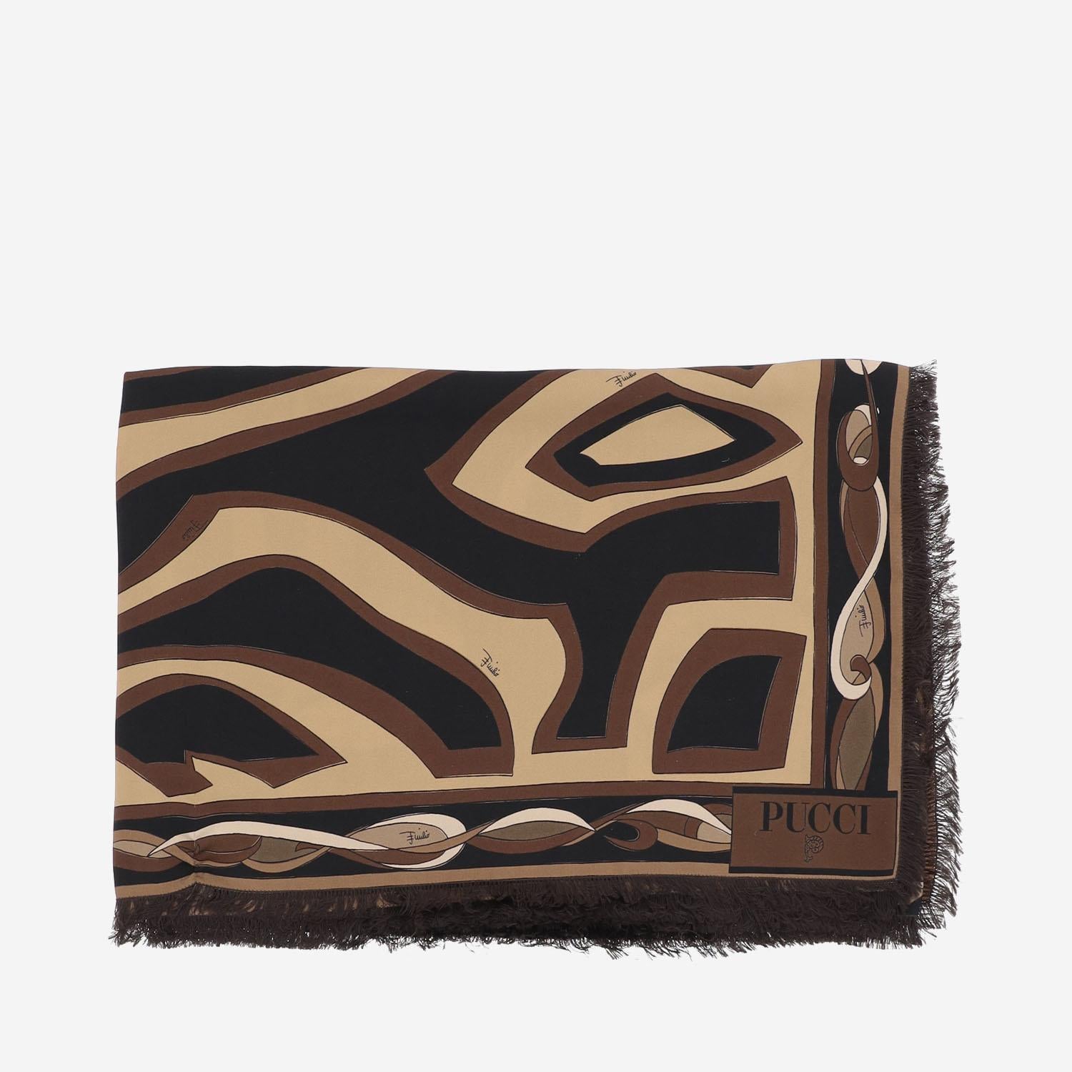 Foulard in seta con stampa 5UGB60 5UC252 EMILIO PUCCI 