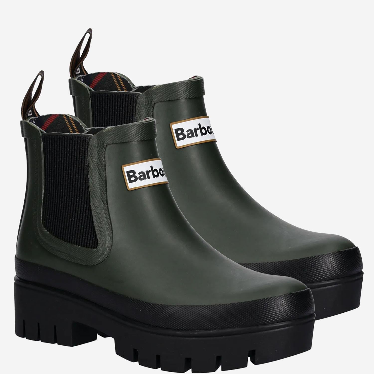 STIVALETTI HALTON IN GOMMA LRF0100 OL12 BARBOUR 