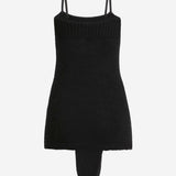 CANOTTA NERA IN MISTO LANA FXT72T JGME2N0000 DOLCE & GABBANA 