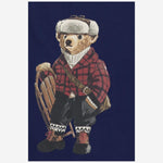T-shirt in cotone con stampa polo bear 323981260 001 POLO RALPH LAUREN KIDS 