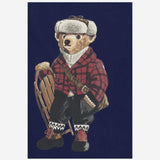 T-shirt in cotone con stampa polo bear 323981260 001 POLO RALPH LAUREN KIDS 