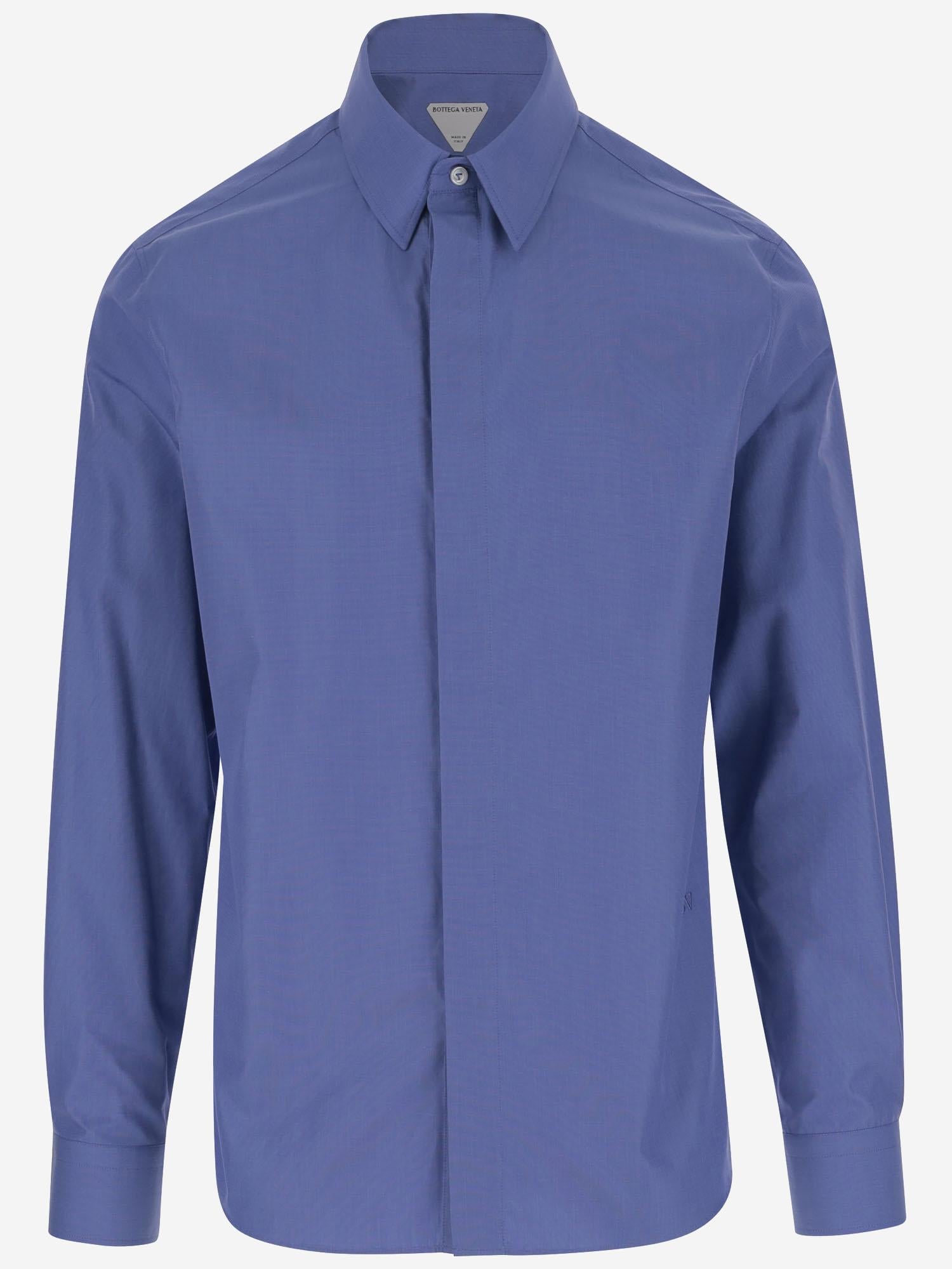 CAMICIA IN COTONE CON LOGO 762914 VA5Z14804 BOTTEGA VENETA 