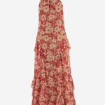 ABITO LUNGO IN NYLON CON STAMPA FLOREALE P08748 001REDTAN LAUREN RALPH LAUREN 