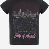T-shirt Shrunk City Of Angels in cotone stretch 807341 TSVR51041 BALENCIAGA 