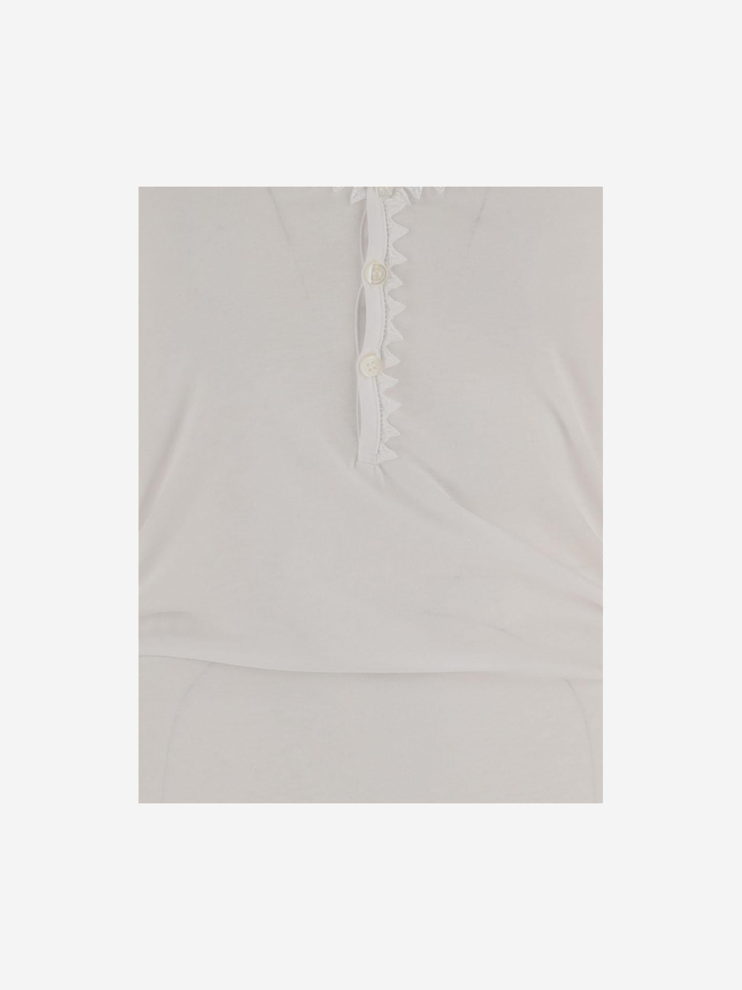 TOP IN COTONE CON MEZZA ABOTTONATURA TSW00567AJ00189 100 JACQUEMUS 