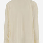 CAMICIA IN SETA CON FIOCCO W25110 0101 SASUPHI 