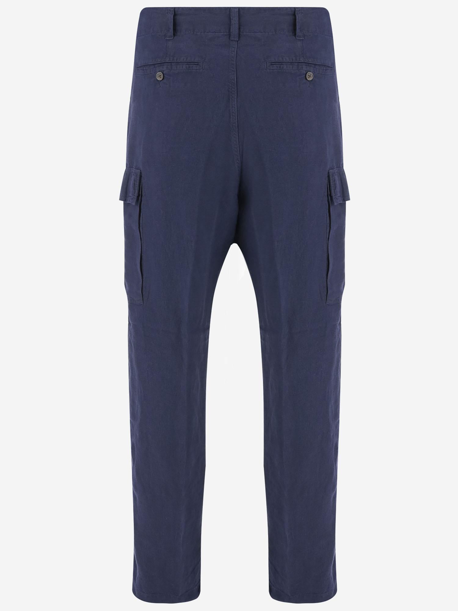 PANTALONI CARGO IN LINO 710958608 002 POLO RALPH LAUREN 
