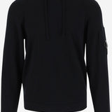 FELPA SEA ISLAND IN COTONE CON LOGO 18CMKN074A004037A 888 CP COMPANY 