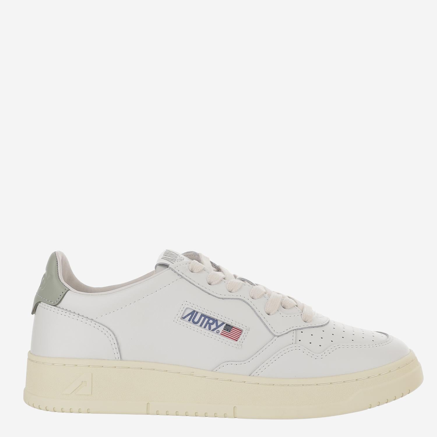 SNEAKERS MEDALIST LOW AULMLL11 LEATLEATWHTSEAGR AUTRY 