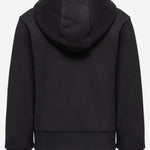 FELPA LOGATA CON CAPPUCCIO IN COTONE 8G0000989AKM 999 MONCLER ENFANTS 