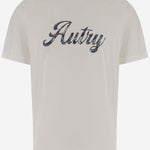 T-SHIRT IN COTONE CON STAMPA LOGO TSPMI5CW WHITE AUTRY 