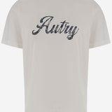 T-SHIRT IN COTONE CON STAMPA LOGO TSPMI5CW WHITE AUTRY 
