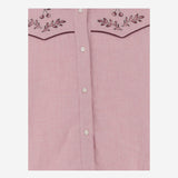 CAMICIA IN COTONE CON RICAMO FLOREALE W05GBLW00028 021 BONPOINT KIDS 