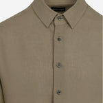 CAMICIA REGULAR FIT IN LINO 8WGCCZ98 TZC62U6167 GIORGIO ARMANI 