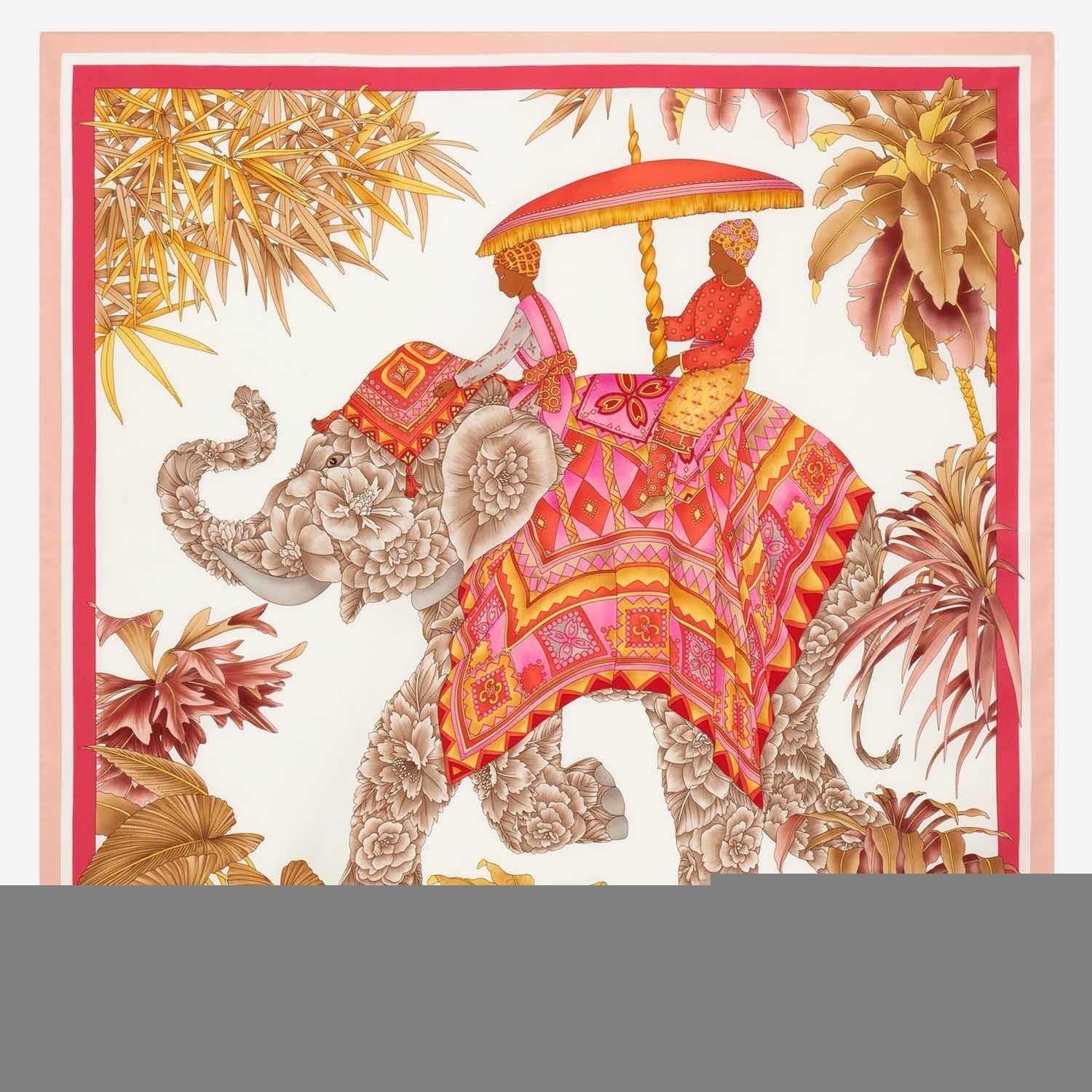 FOULARD IN SETA CON STAMPA INDIA 310233 002 SALVATORE FERRAGAMO 