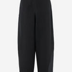 PANTALONI PHEBE IN LANA A GAMBA AMPIA<BR/> WTR36 FAW280099 DARKPARK 