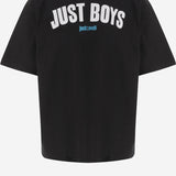 T-SHIRT IN COTONE CON STAMPA 80OAHT12 CJ518899 JUST CAVALLI 