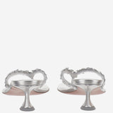 Sandali Janis in pelle JANISTHONG 45SILVERWHITE AMINA MUADDI 