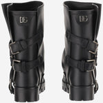 STIVALETTI IN GOMMA E PELLE CT1109 AX8728B956 DOLCE & GABBANA 