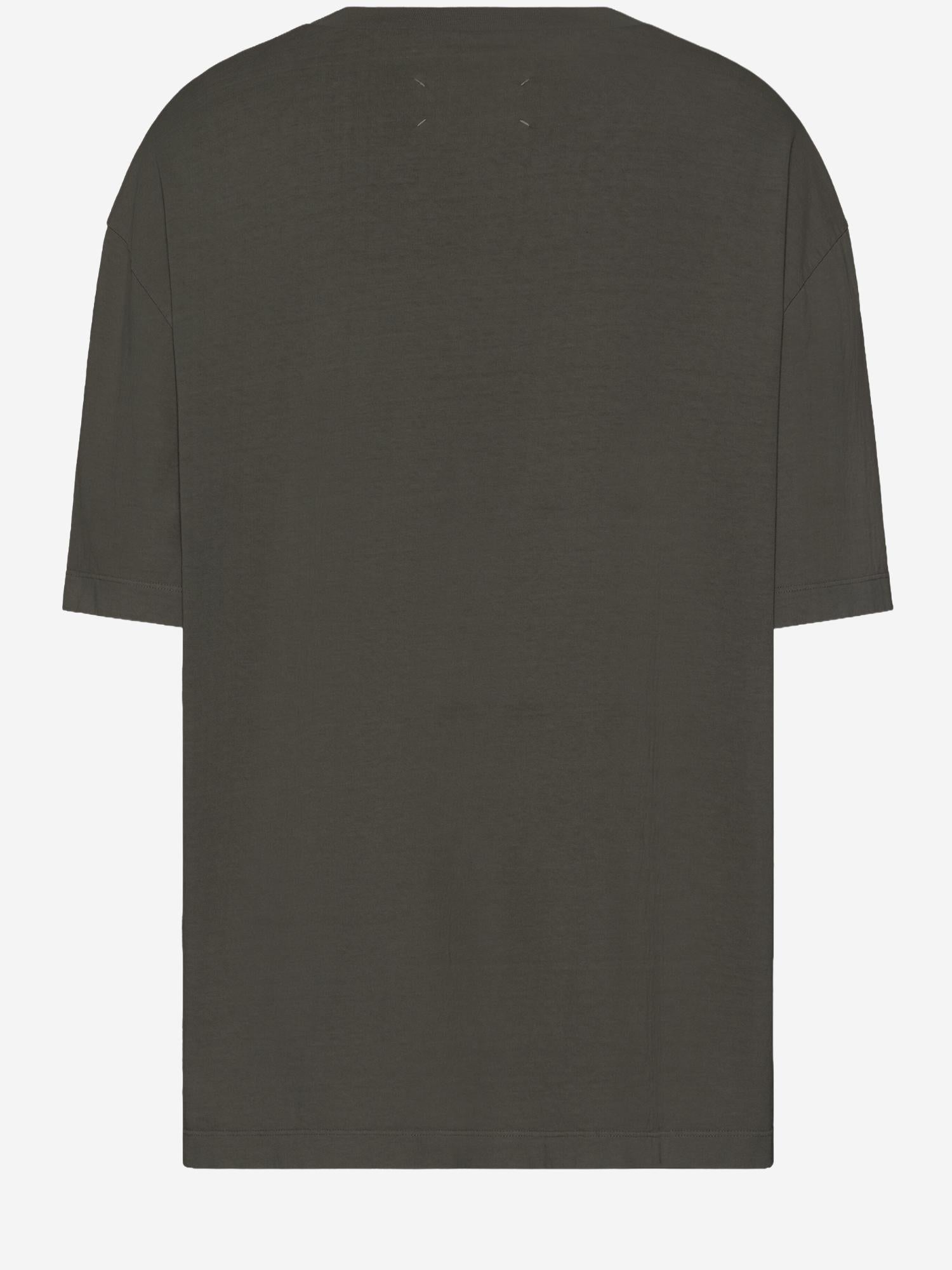 T-SHIRT IN COTONE CON STAMPA S67GC0042 S24575810 MAISON MARGIELA 