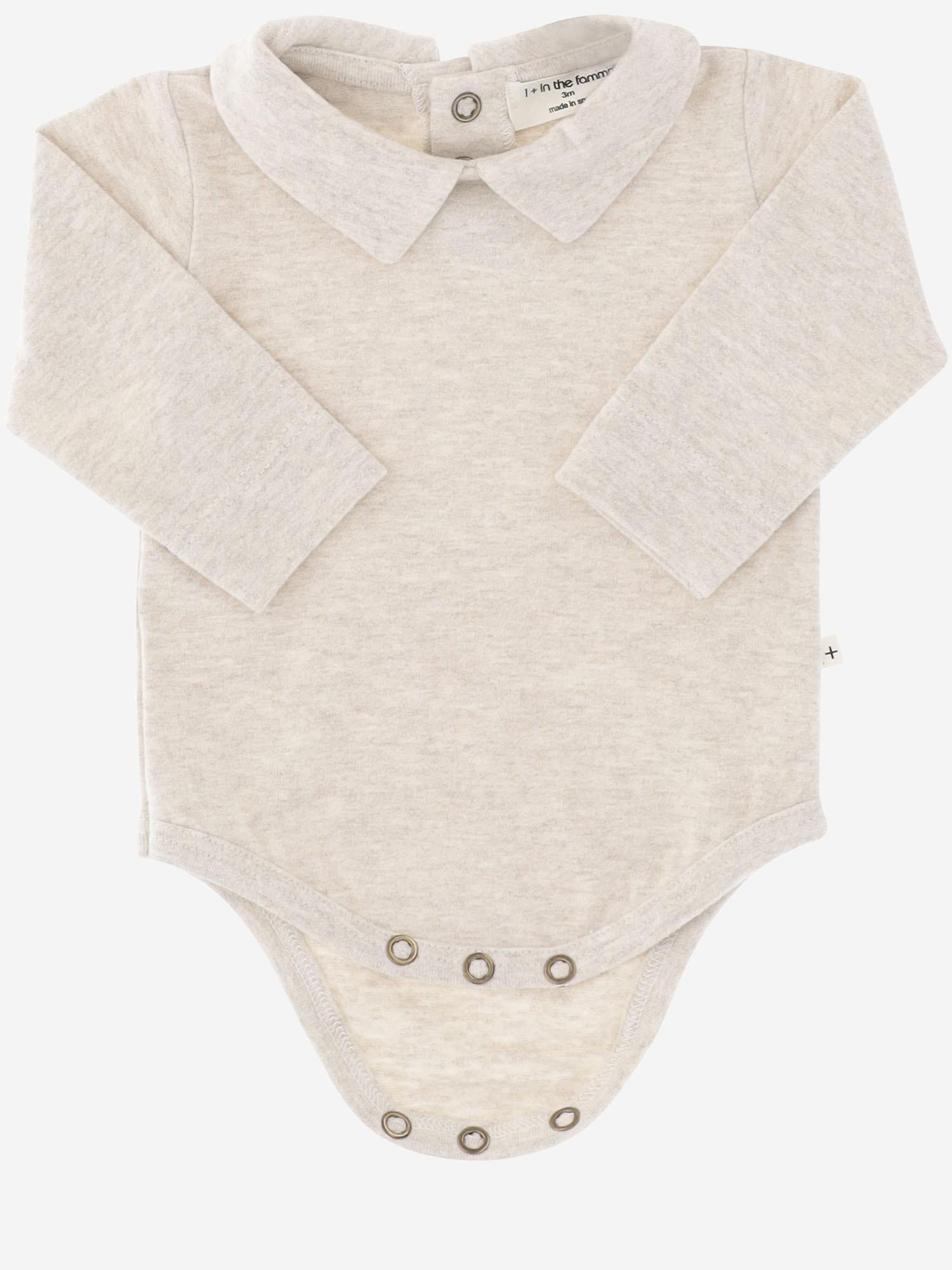 BODY IN MISTO COTONE STRETCH 25W123 RICE 1+ IN THE FAMILY KIDS 