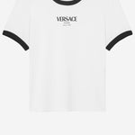 T-SHIRT IN VISCOSA STRETCH 1022656 1A166852W020 VERSACE 