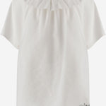 Top in misto viscosa P25CC107R0004 010 IL GUFO KIDS 