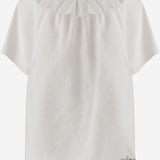 Top in misto viscosa P25CC107R0004 010 IL GUFO KIDS 