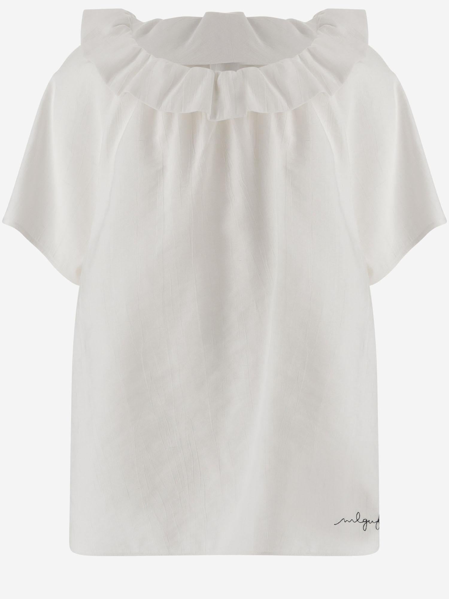 Top in misto viscosa P25CC107R0004 010 IL GUFO KIDS 