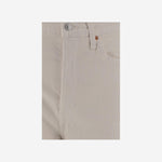 PANTALONI IN COTONE STRETCH 19303WUHRSWL VINTAGE WHITE RE/DONE 