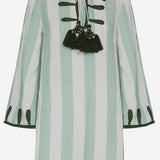 Abito edna in lino EDNA GREEN PHILIPPA 1970 