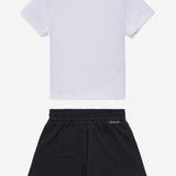 SET DI DUE PEZZI IN COTONE STRETCH CON LOGO 8M0000989AUM 002 MONCLER ENFANTS 