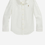 CAMICIA IN COTONE CON VOLANT 312929954 004 POLO RALPH LAUREN KIDS 