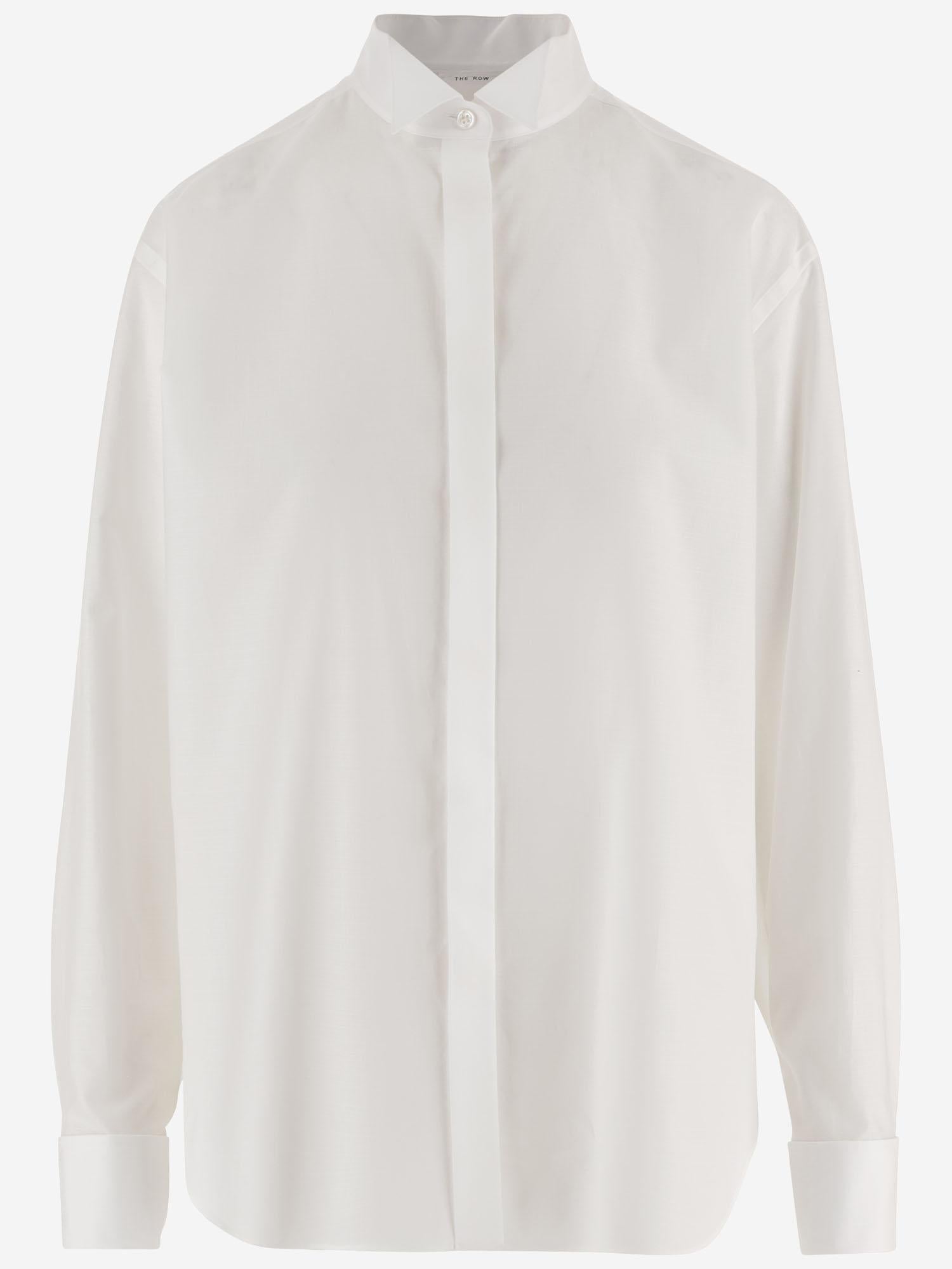 CAMICIA EDRISCA IN COTONE 11142W4570 WHT THE ROW 