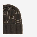 Beanie in jacquard di cashmere GG 811392 4GABX2579 GUCCI 
