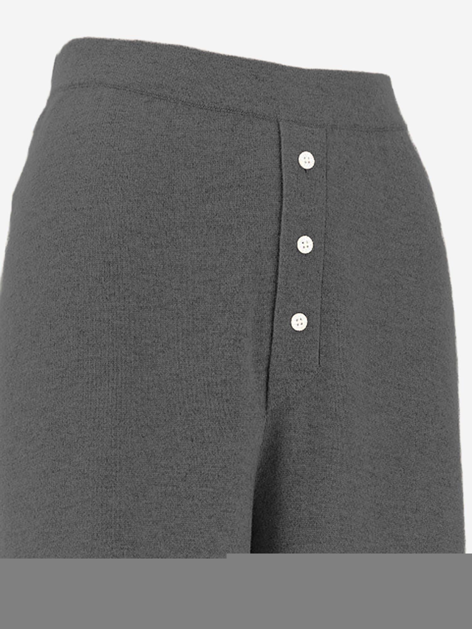 Pantaloni Everywhere in cashmere W10210JL CHAR GUEST IN RESIDENCE 