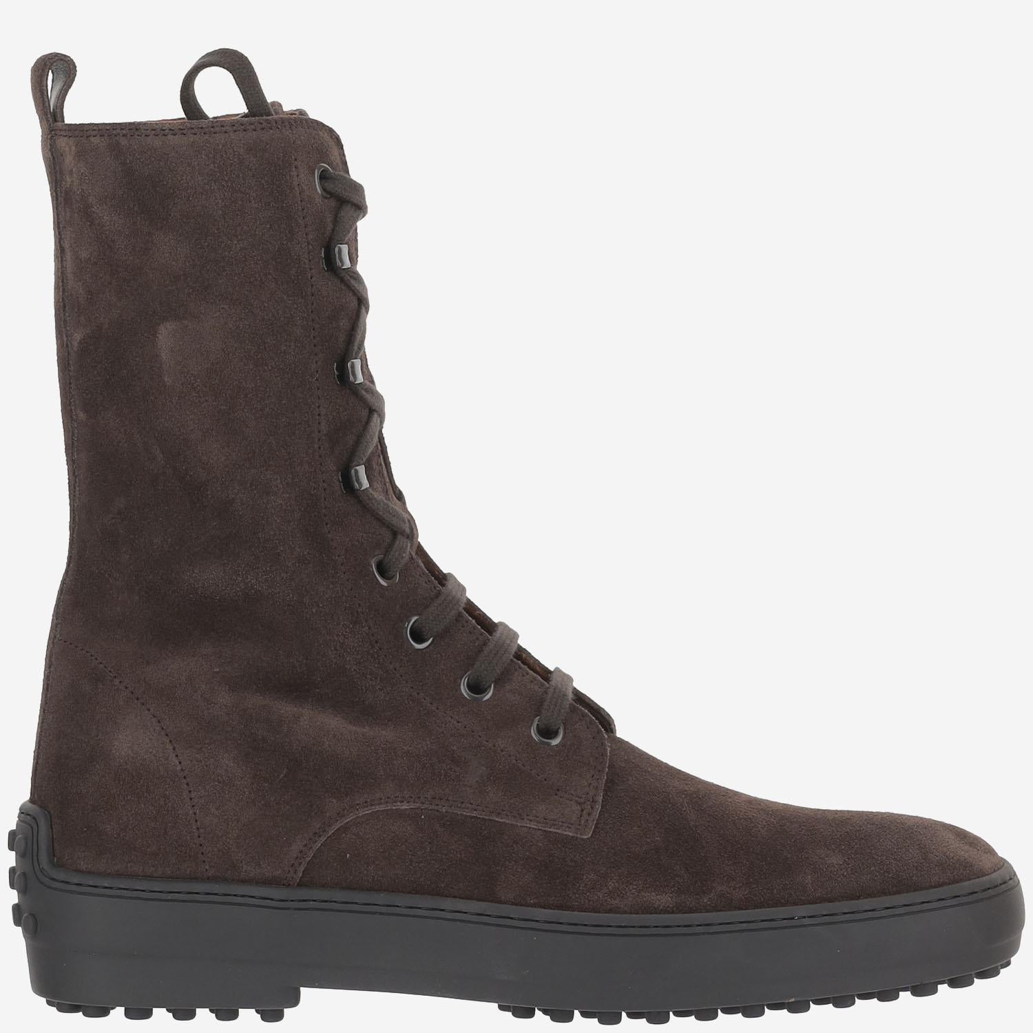 Stivaletto winter con lacci in SUEDE XXW84L0JU70RE0 S808 TODS 