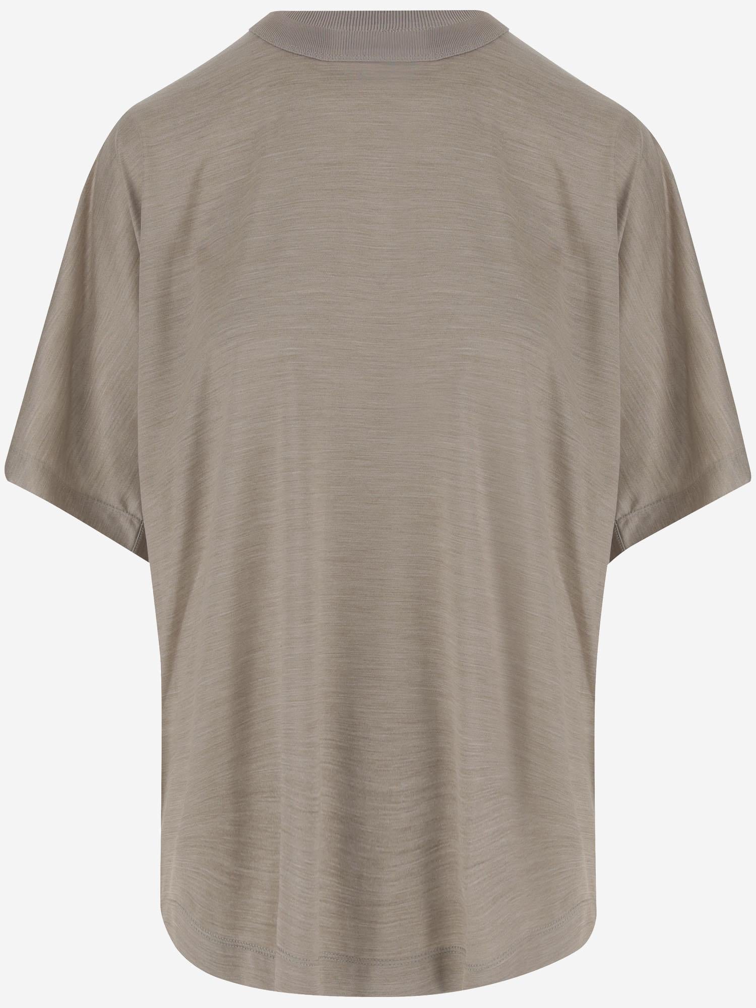 T-SHIRT IN SETA 6252K21117 OAT CARVEN 