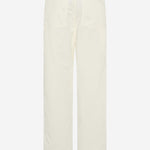 PANTALONI SHARKA IN COTONE E CASHMERE 9050W3670 WHT THE ROW 