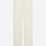 PANTALONI SHARKA IN COTONE E CASHMERE 9050W3670 WHT THE ROW 